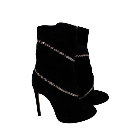 Alaia Suede Sock Bootie Zippered Boots Size 35 - Picture 3 of 8